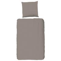 Bettwäsche Braun Taupe 135x200 cm - Taupe, Basics, Textil (135/200cm)