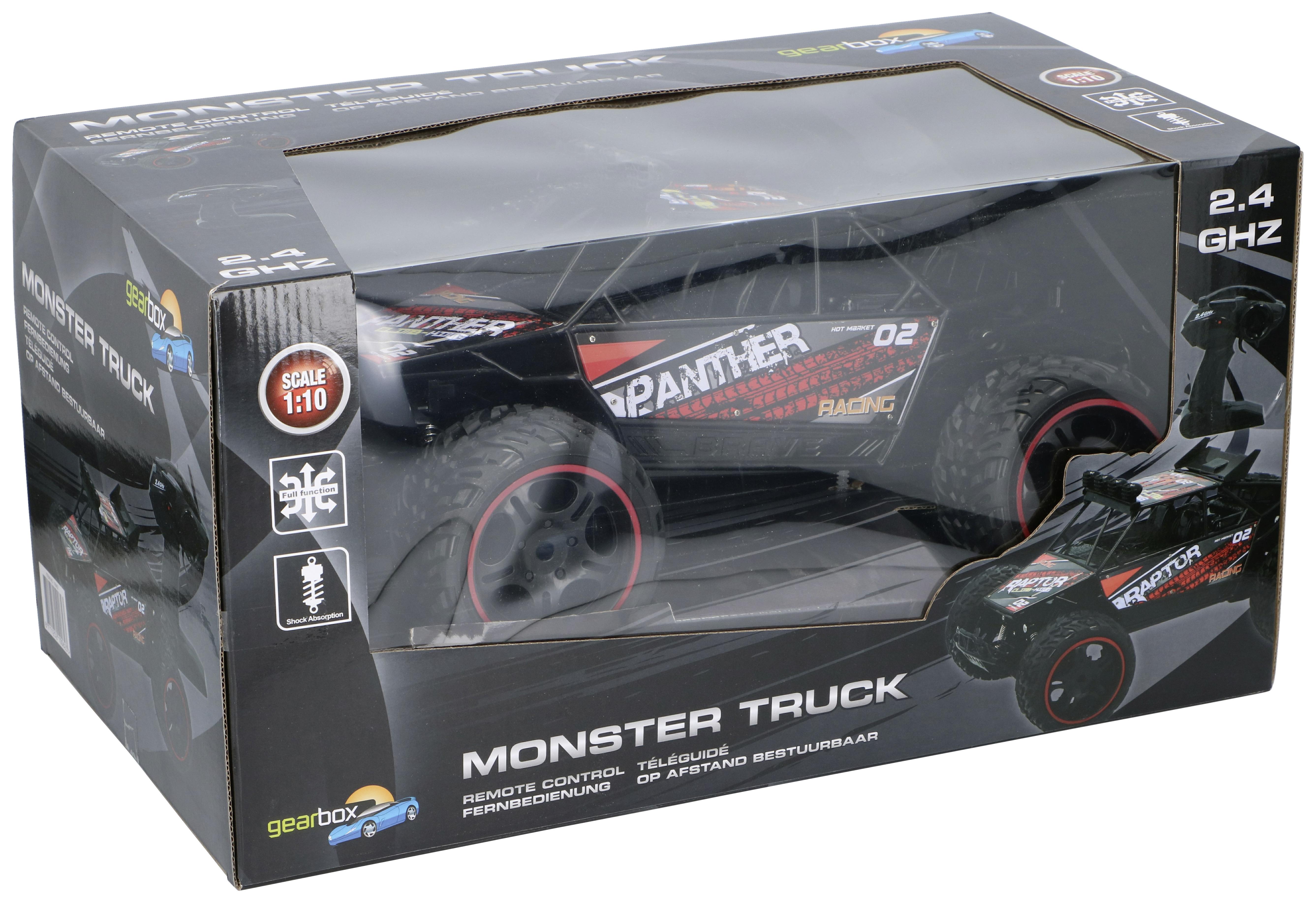 Spielzeugauto Quad Monster Truck - Schwarz, MODERN, Kunststoff (40/25/18,5cm)