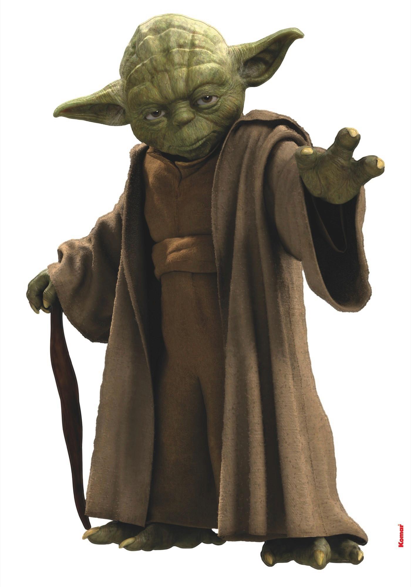 Dekosticker Star Wars - Braun/Grün, LIFESTYLE, Kunststoff (100/70cm)