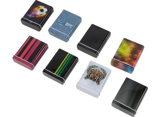 Cigarettatartó Doboz 018334 - modern, Fém (7/10/3cm) Cigarettatartó Doboz 018334 - modern, Fém (7/10/3cm)