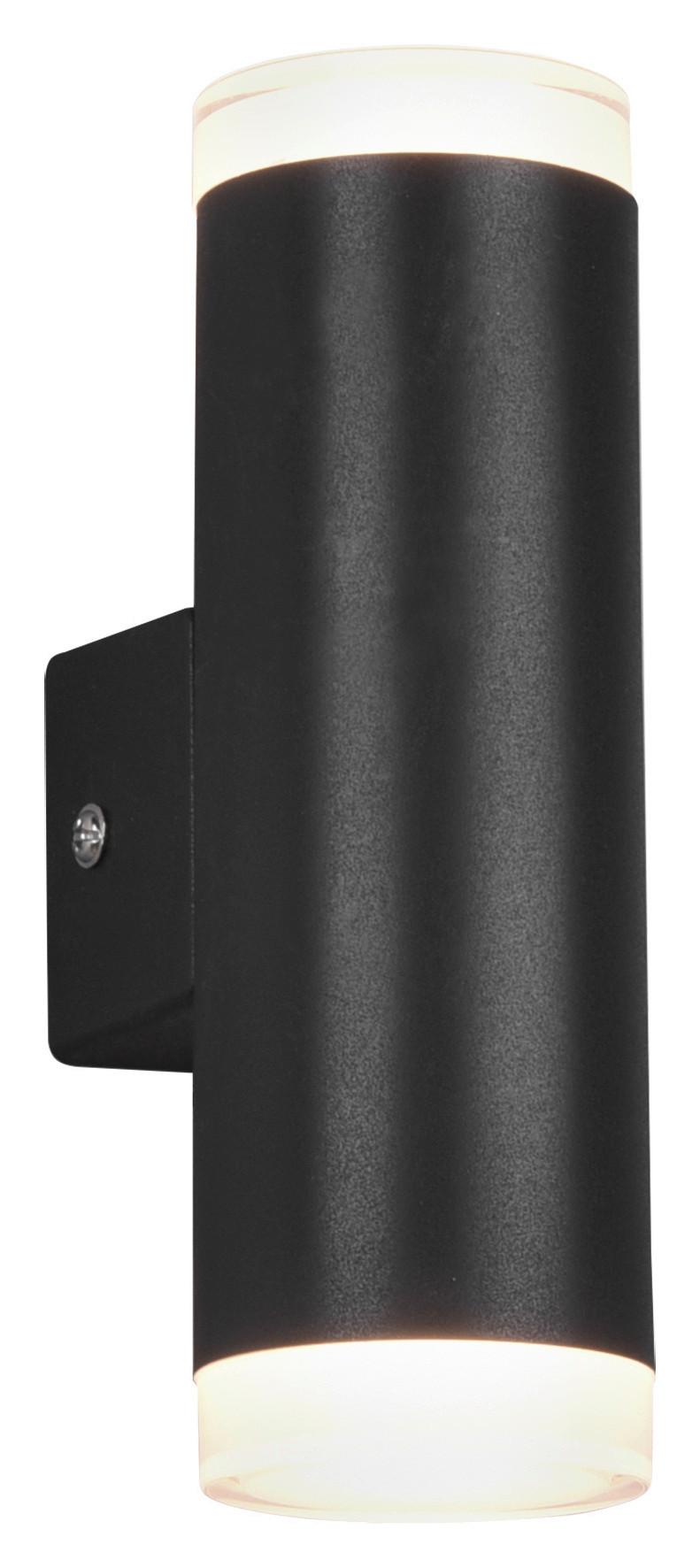 LED-Wandleuchte 283110232 - Schwarz/Weiß, Basics, Kunststoff (16,6/5,2/8cm) - Trio Leuchten