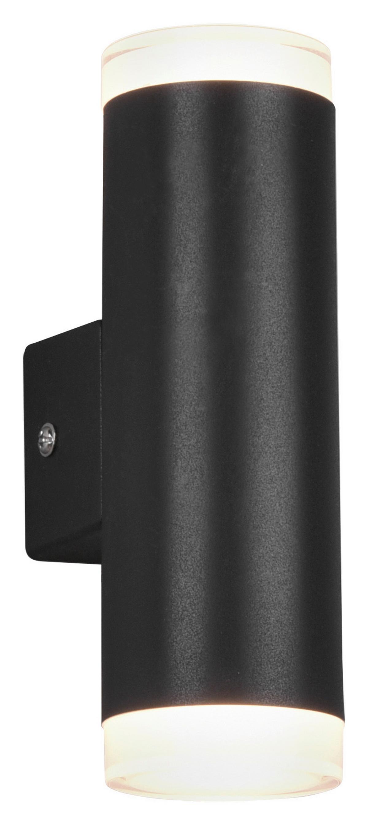 LED-Wandleuchte 283110232 - Schwarz/Weiß, Basics, Kunststoff (16,6/5,2/8cm) - Trio Leuchten