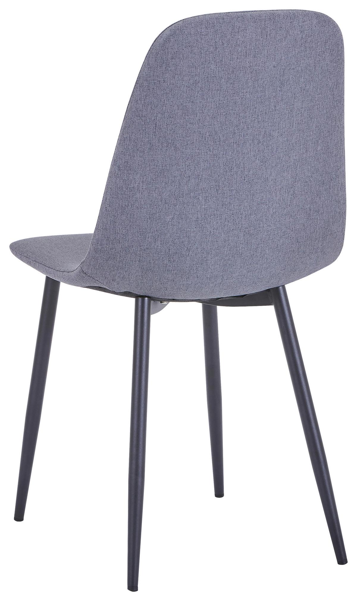 ŽIDLE DANA - černá/tmavě šedá, Lifestyle, kov/textil (44/87/54cm) - Mömax