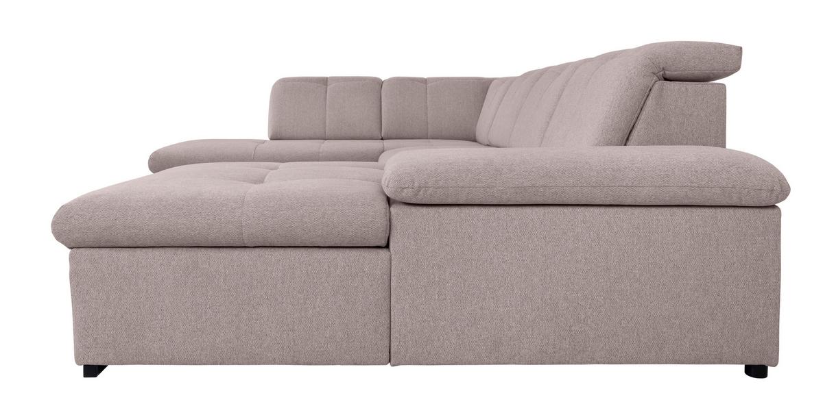 Wohnlandschaft Ramzes Taupe U: 215x328x173 cm - Taupe/Grau, Design, Textil (215/328/173cm) - MID.YOU