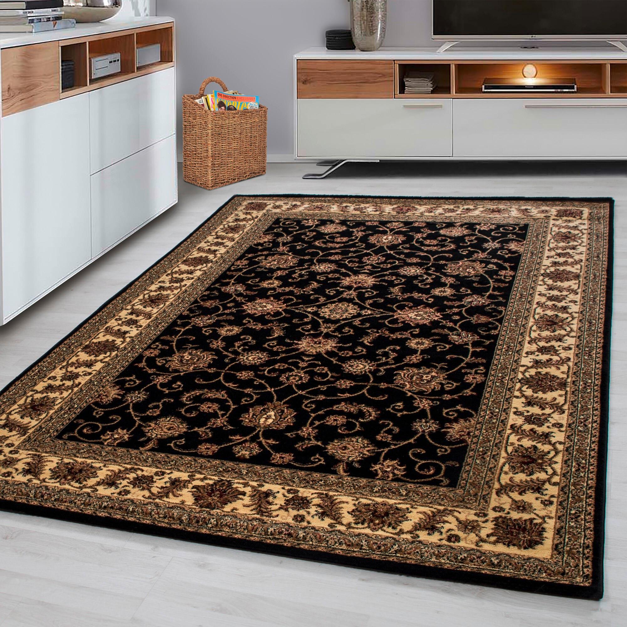 Webteppich Marrakesh - Schwarz, KONVENTIONELL, Textil (300/400cm)
