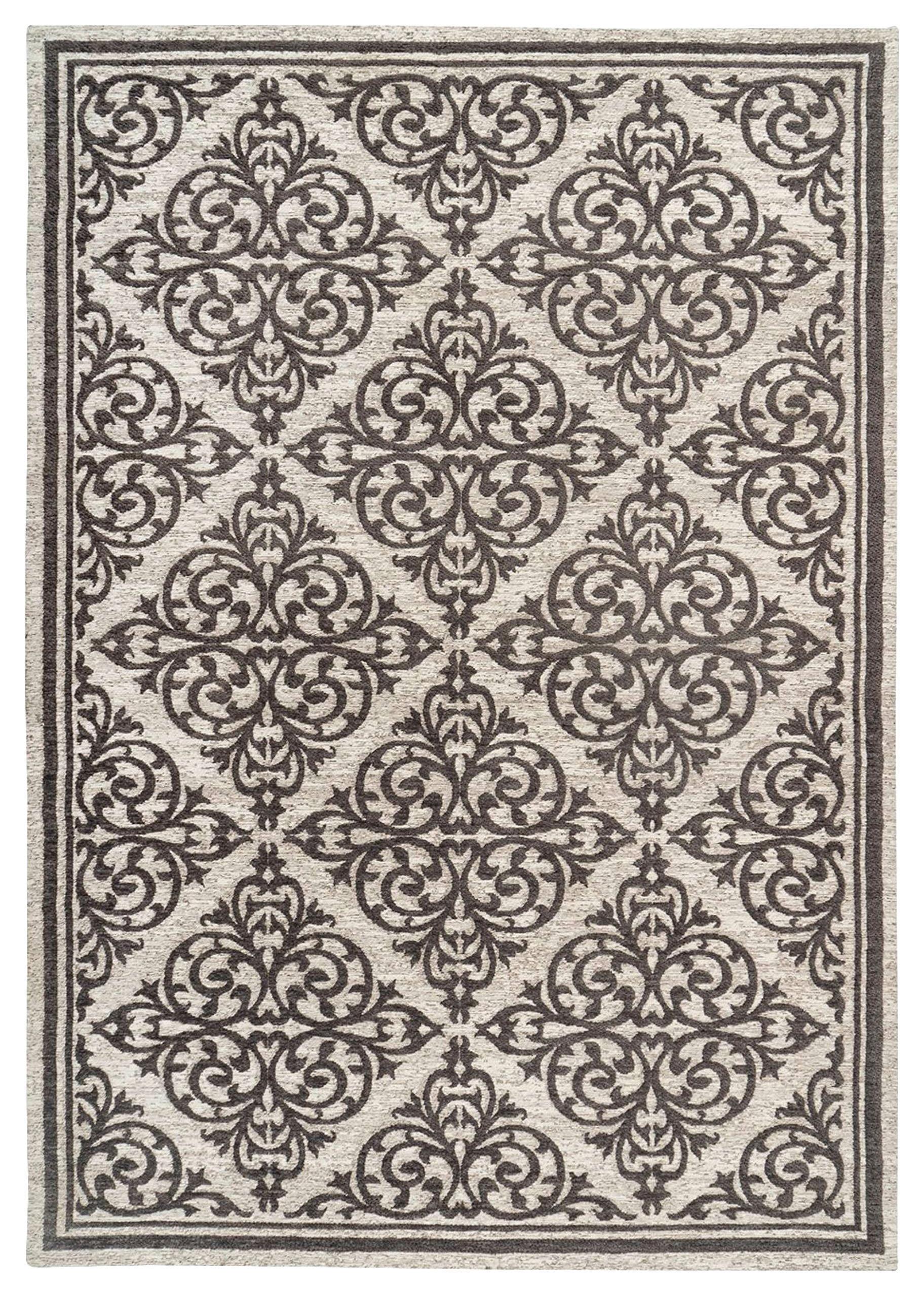 Teppich Davio 100 - Grau, KONVENTIONELL, Textil (160/230cm)