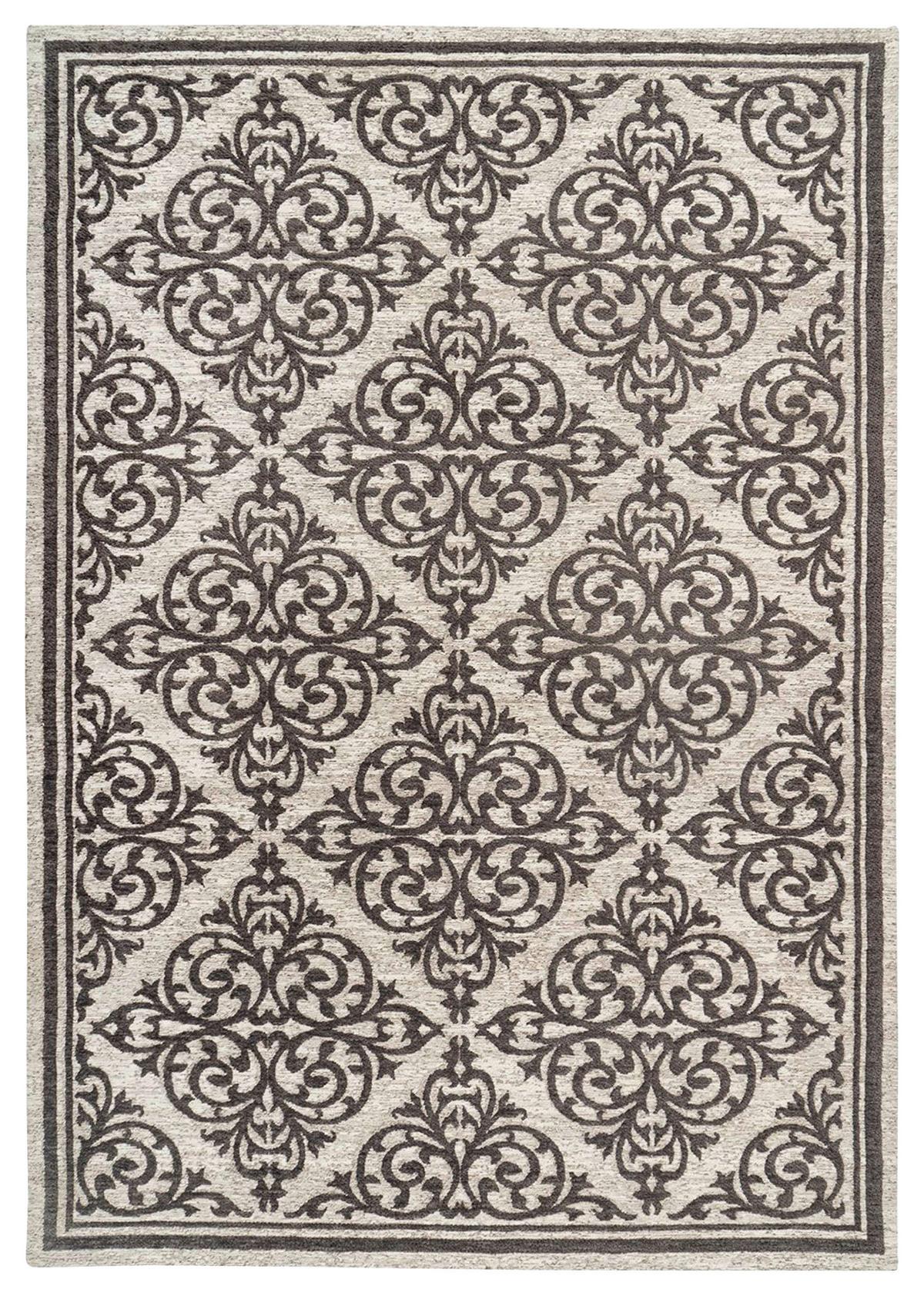 Teppich Davio 100 - Grau, KONVENTIONELL, Textil (160/230cm)