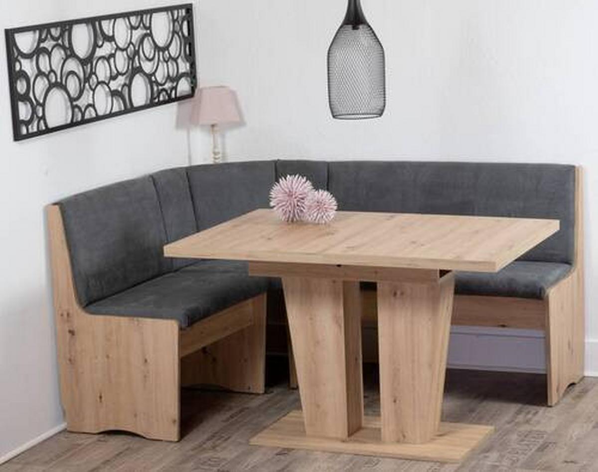 Esstisch Verona Eiche Artisan L: 120 Cm - Eiche Artisan, KONVENTIONELL, Holzwerkstoff (120/80/76cm) - MID.YOU