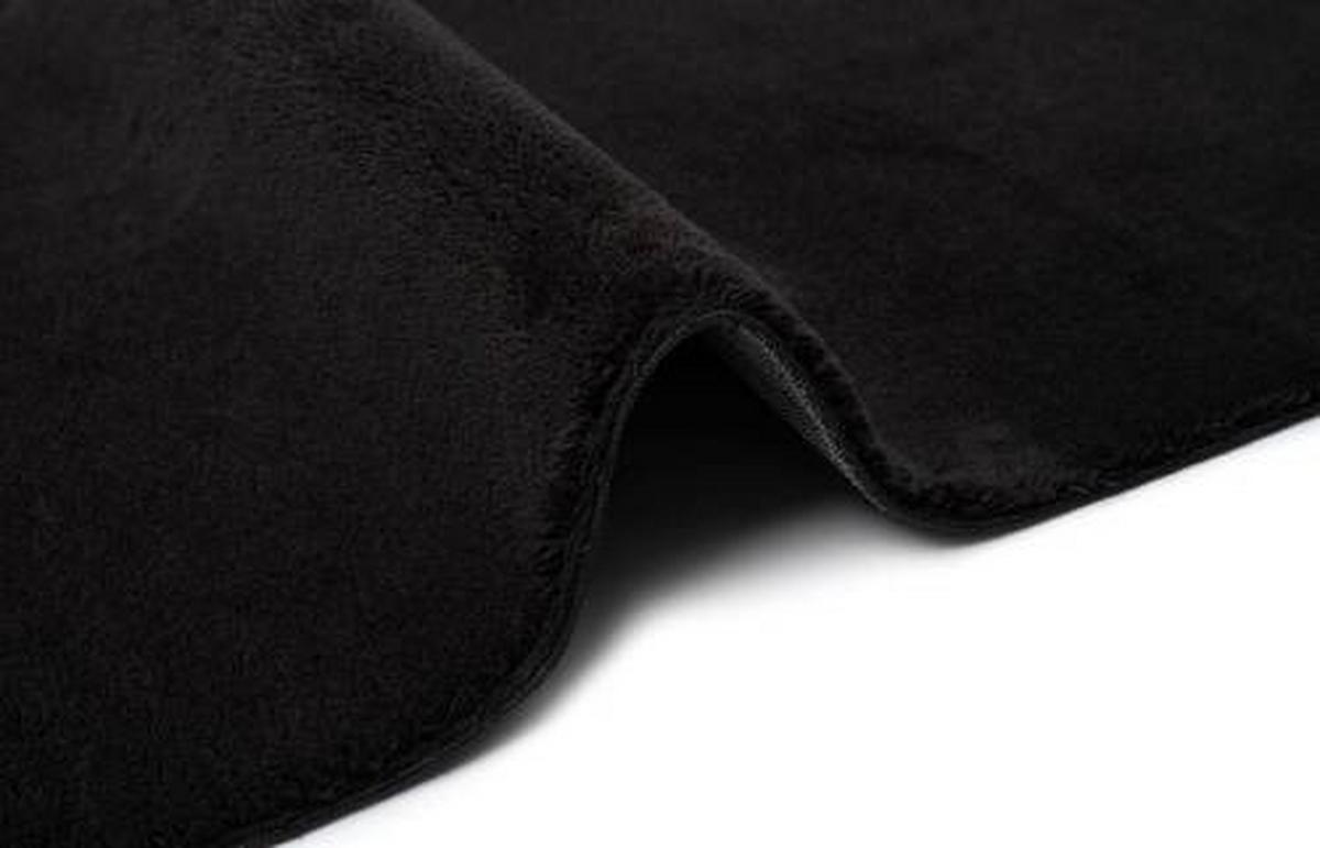 Fellteppich Loft - Schwarz, KONVENTIONELL, Textil (200cm)