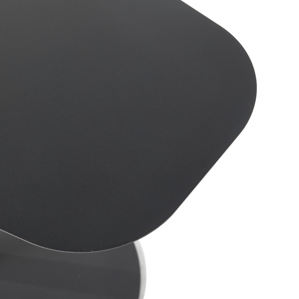 Beistelltisch Lia Schwarz B: 50 cm - Schwarz, Design, Metall (50/38/50cm) - Livetastic