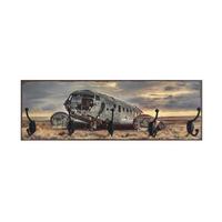 Hakenleiste Marla Multicolor/Schwarz B: 60cm - Multicolor/Schwarz, Design, Holzwerkstoff/Metall (60/20/9,3cm)