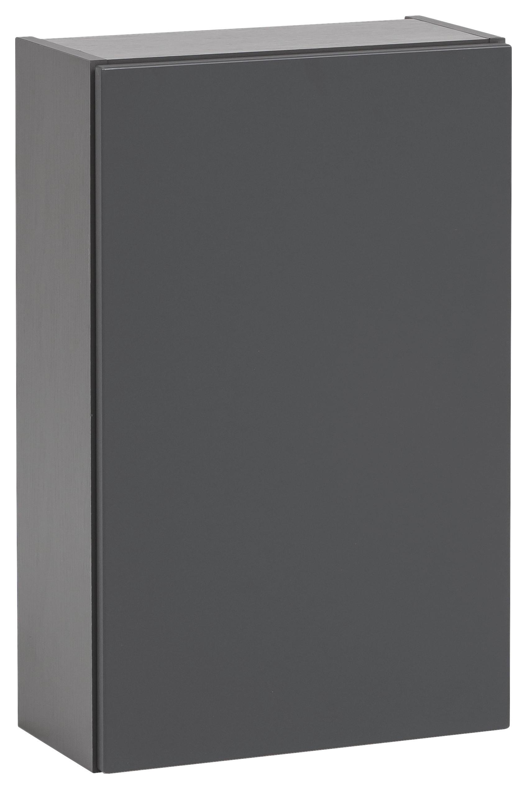 Hängeschrank Kopenhagen B: 40 cm Grau - Graphitfarben/Grau, KONVENTIONELL, Holzwerkstoff (40/64/20cm) - Held