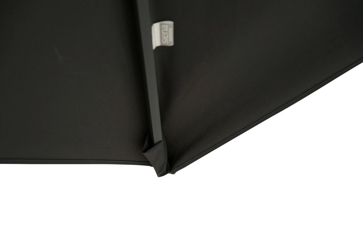 Ampelschirm S08123 - Anthrazit, MODERN, Textil/Metall (300/300cm) - Siena Garden