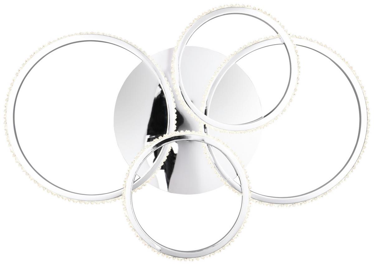 Led-deckenleuchte R67364106  Cires - Chromfarben, Design, Metall (65,5/8,5cm)