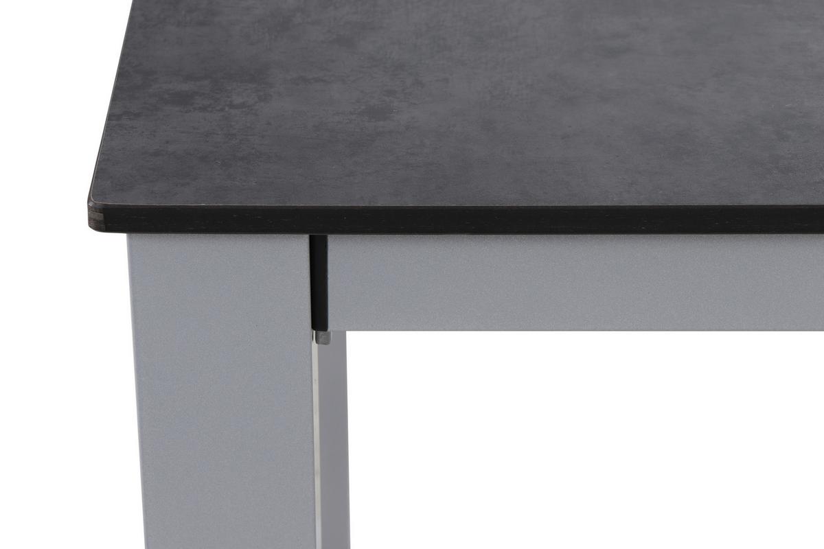 Gartentisch Metall/Kunststoff /Holzwerkstoff L 160 cm - Anthrazit/Silberfarben, KONVENTIONELL, Holzwerkstoff/Kunststoff (160/90/72cm) - Siena Garden