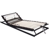 Lattenrost Leon 140x200cm - Wengefarben/Anthrazit, KONVENTIONELL, Holz (140/200cm) - Ele