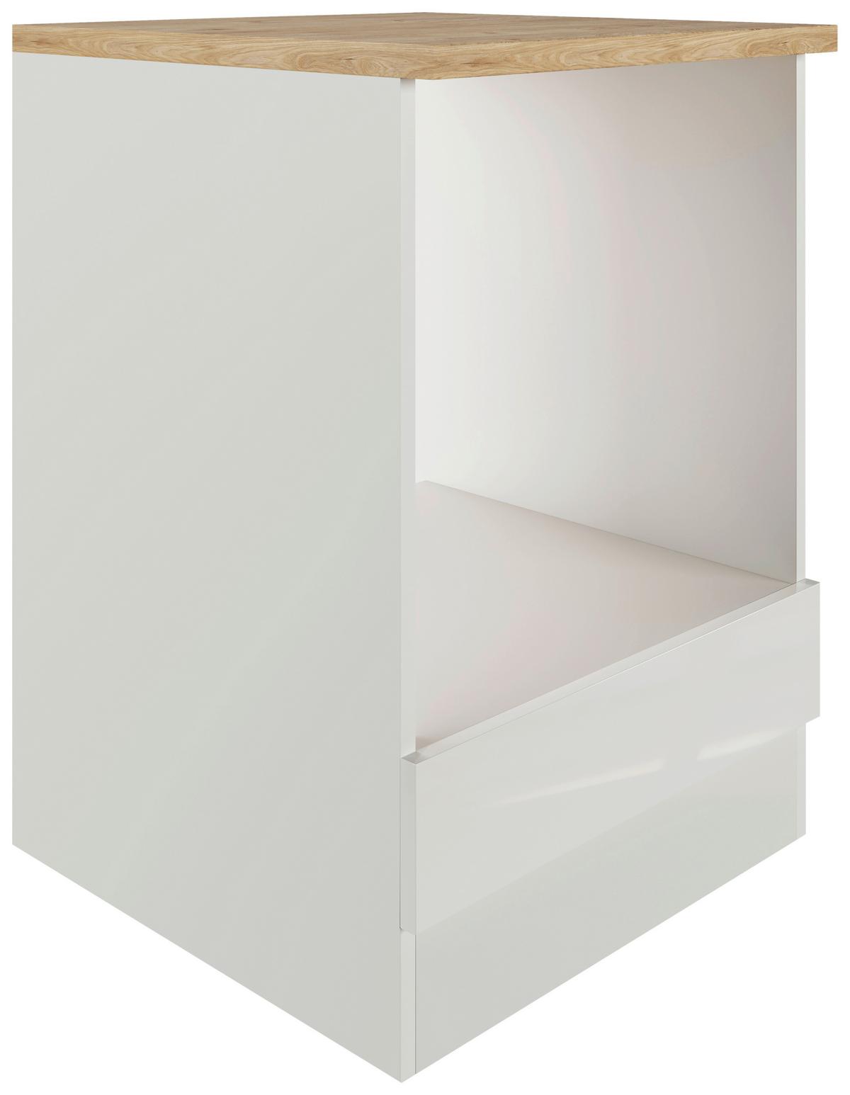 Skrinka pod vstavaný sporák LEVI - sivá, Modern, kompozitné drevo (60/86/60cm) - FlexWell