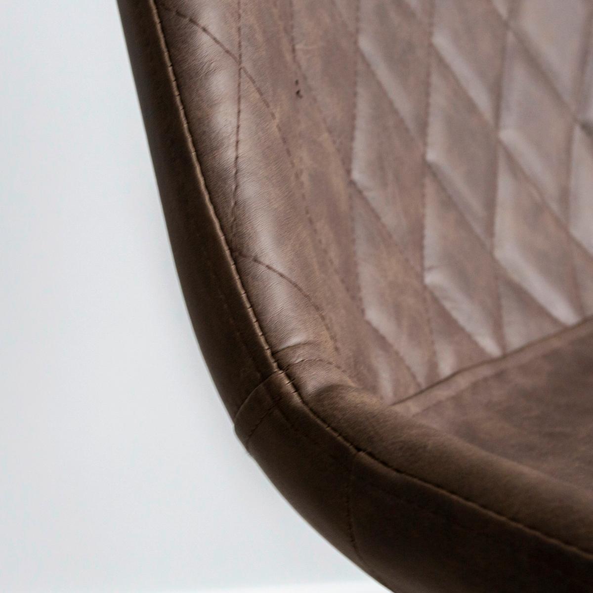 Barhocker-set Bowie - Taupe/Schwarz, KONVENTIONELL, Textil/Metall (50/102/55cm) - MID.YOU