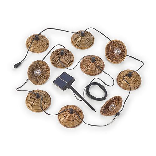 Lichterkette Mood Braun Schwarz B: 570 cm - Schwarz/Braun, LIFESTYLE, Kunststoff (570cm)