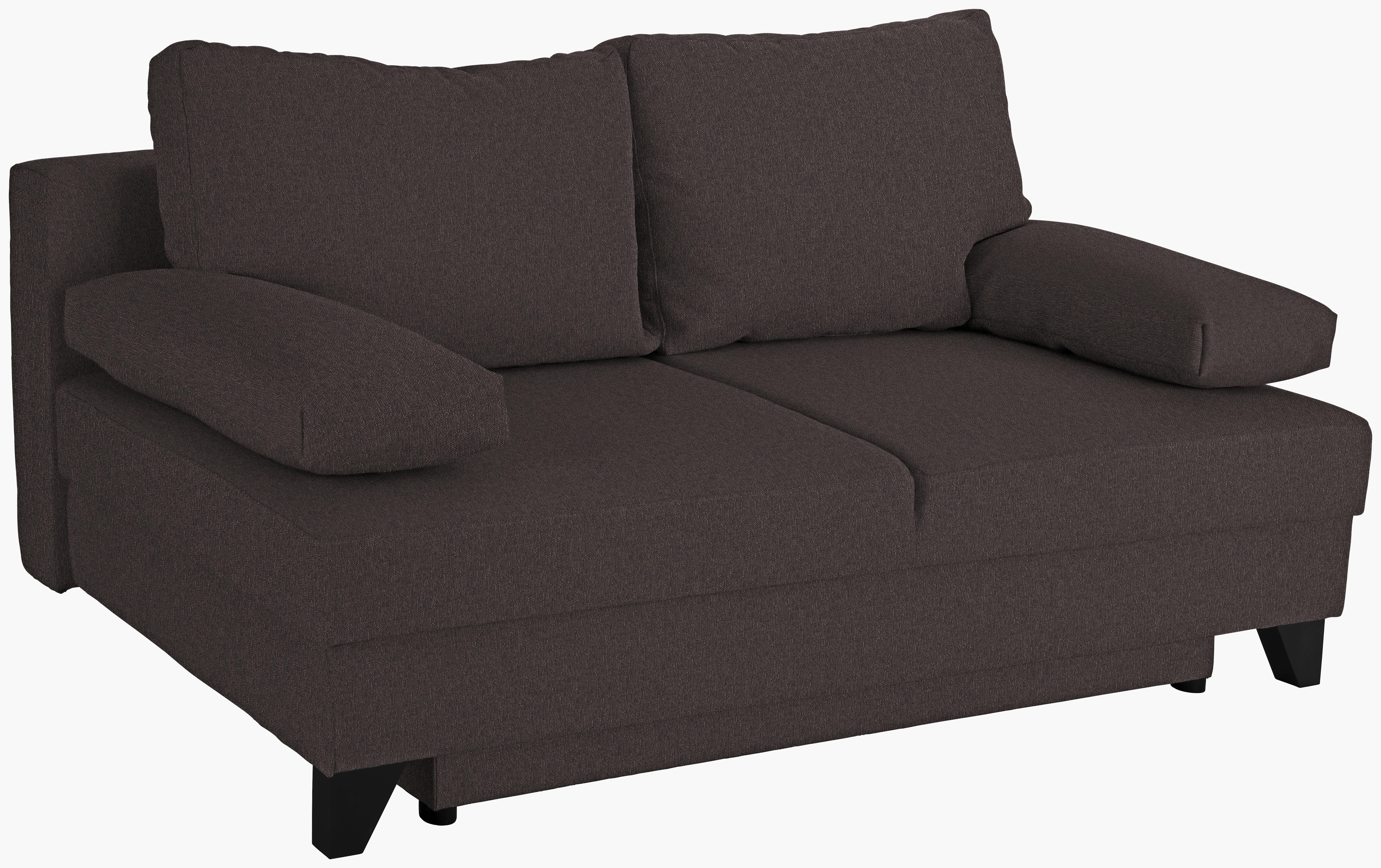 Schlafsofa Mix It B: 200 cm - Eichefarben/Dunkelbraun, ROMANTIK / LANDHAUS, Textil (200/92/96cm) - Luca Bessoni