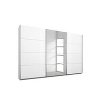 Šatníková skriňa KULMBACH - biela/hliníková, Konventionell, kov/kompozitné drevo (271/229/62cm) - Mömax