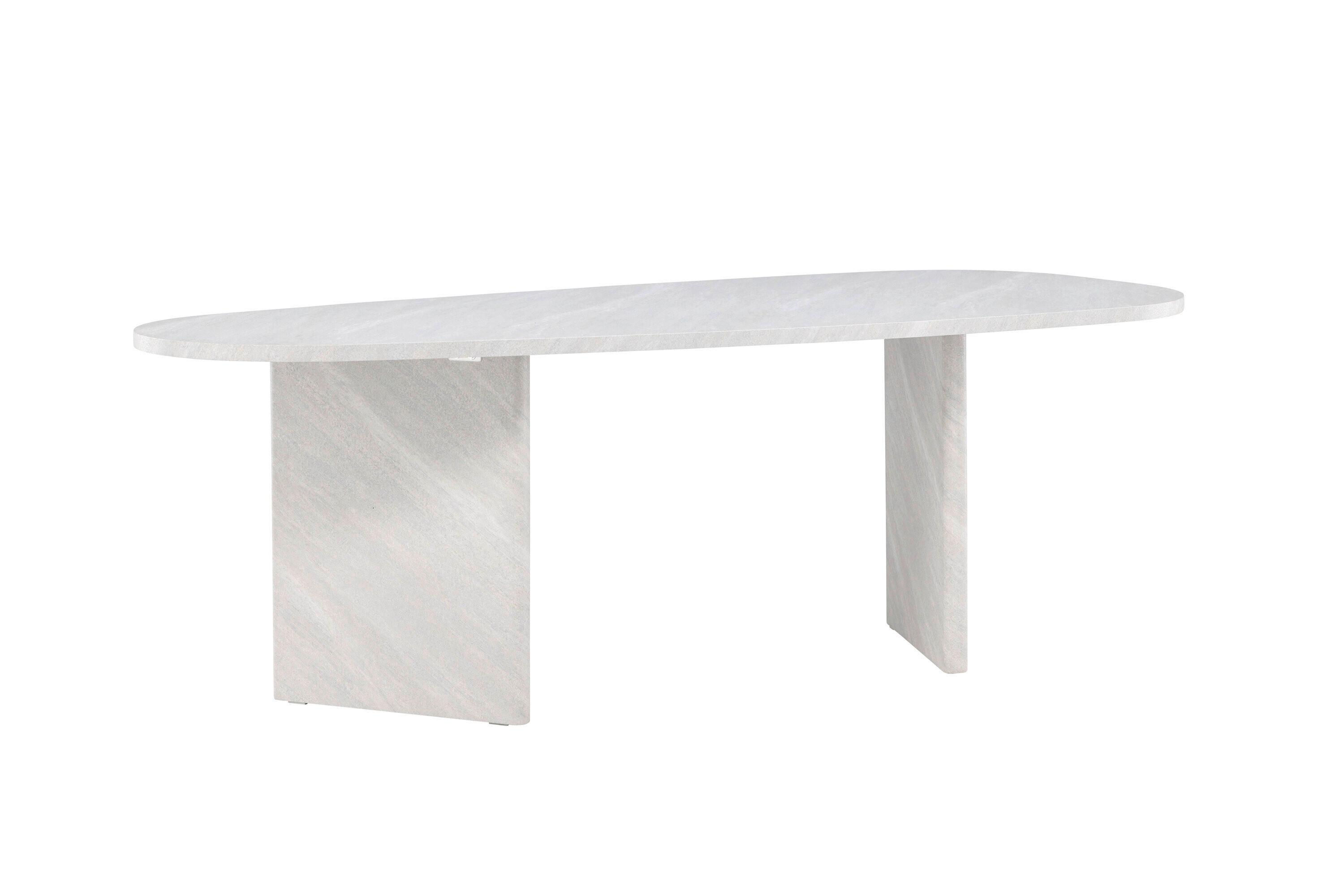ESSTISCH Grönvik Weiß L: 220cm - Weiß, MODERN, Holz (220/100/75cm) - Livetastic