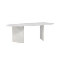 ESSTISCH Grönvik Weiß L: 220cm - Weiß, MODERN, Holz (220/100/75cm) - Livetastic