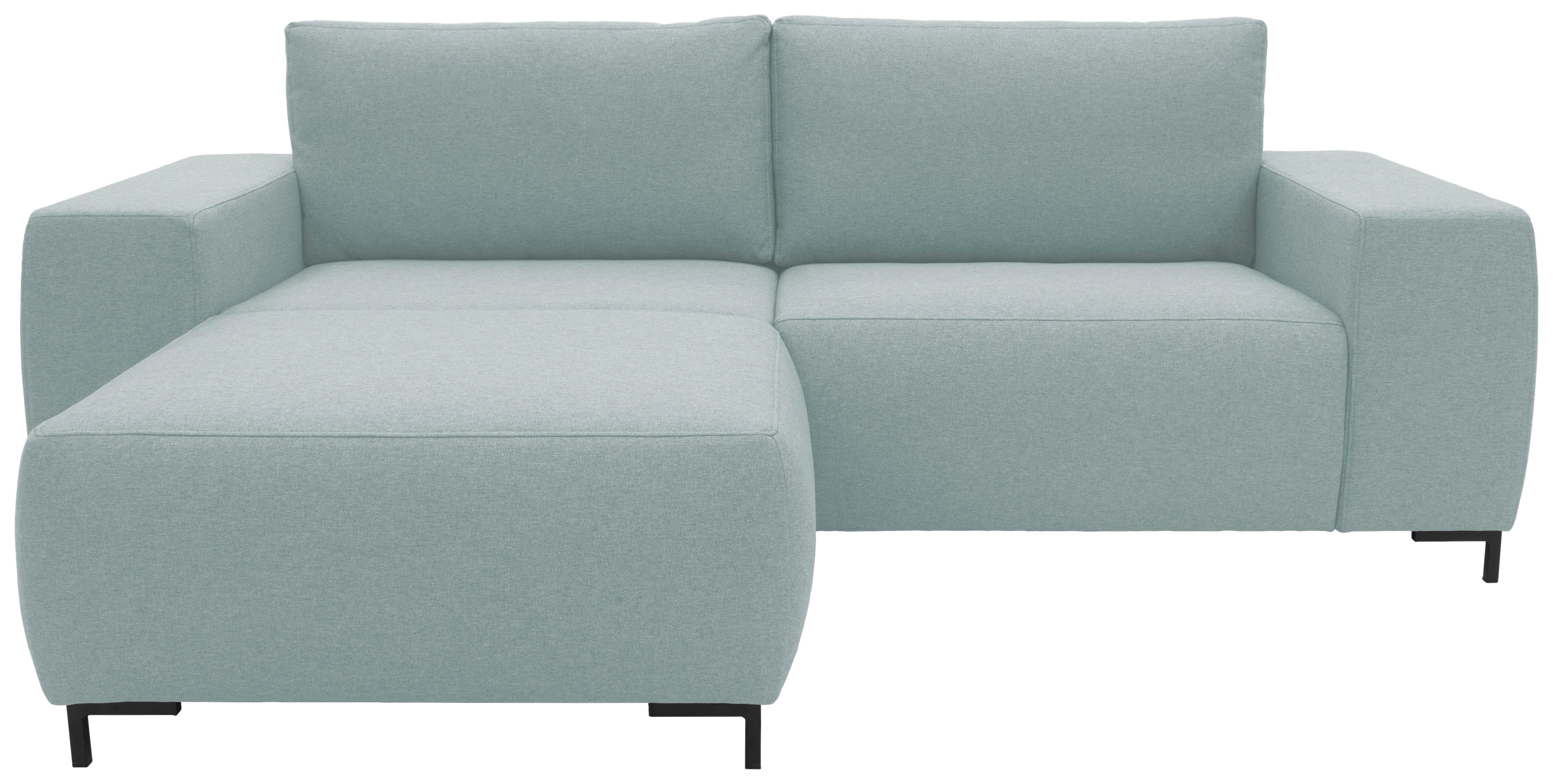 Ecksofa Looks Vi Blau Webstoff - Blau/Schwarz, Design, Textil (242/160cm) - LOOKS by W.Joop