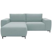 Ecksofa Looks Vi Blau Webstoff - Blau/Schwarz, Design, Textil (242/160cm) - LOOKS by W.Joop