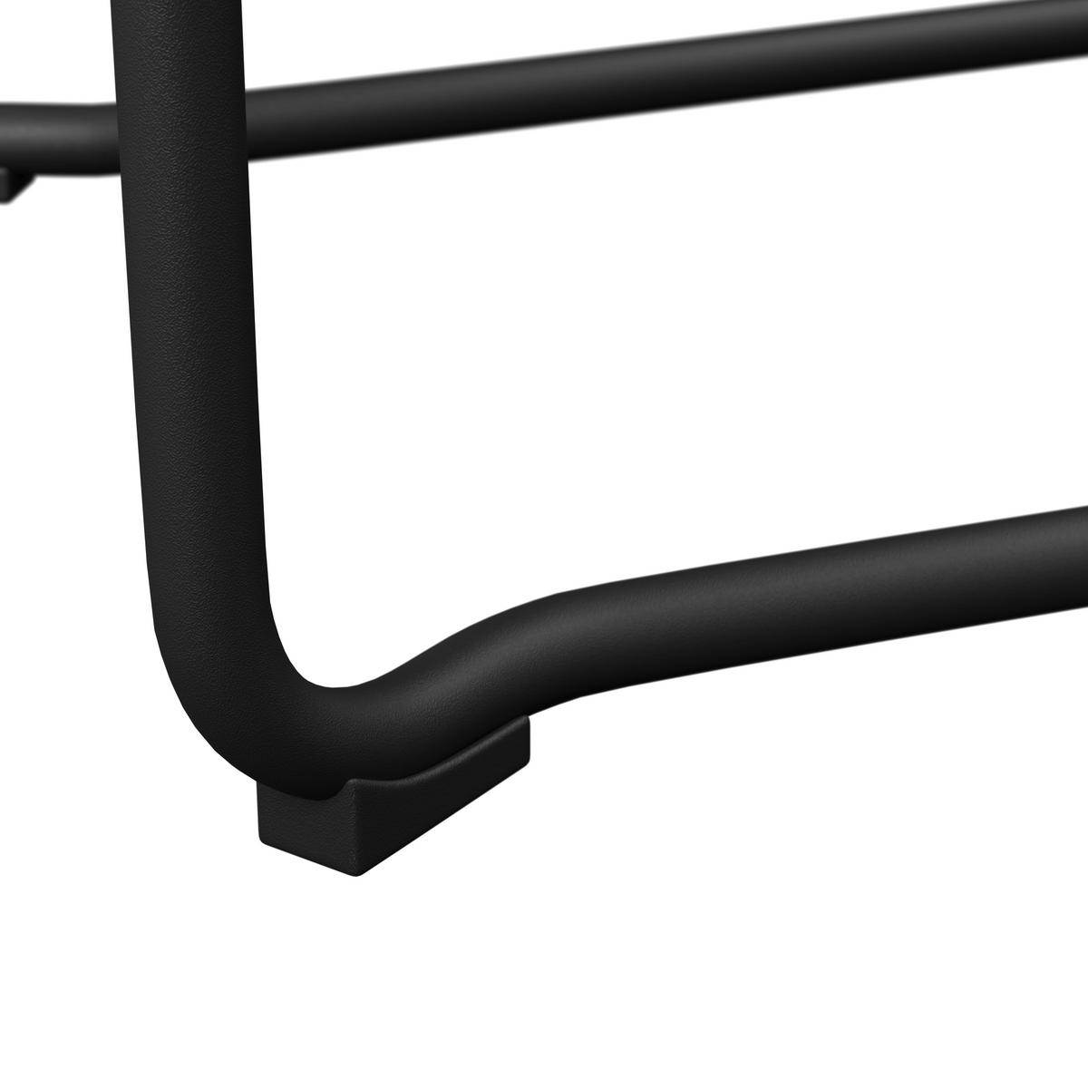 SADA ZAHRADNÍCH KŘESEL DAISY - černá/červená, Moderní, kov/dřevo (55,5/95/55cm) - Bessagi Garden