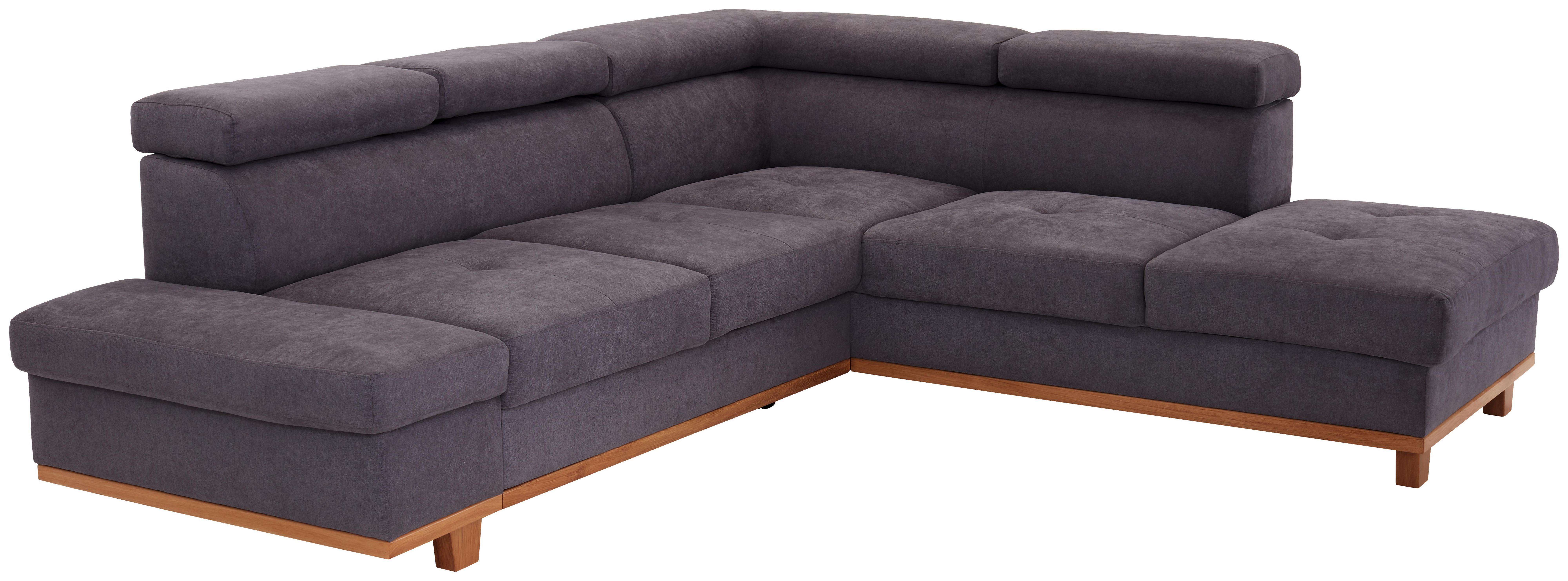 Wohnlandschaft In L-Form Imola 265x225 cm - Eichefarben/Eschefarben, MODERN, Textil (265/225cm) - Luca Bessoni