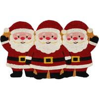 KOKOSMATTE Nikolaus, BxL: 45x75cm - Rot, Basics, Textil (45/75cm)