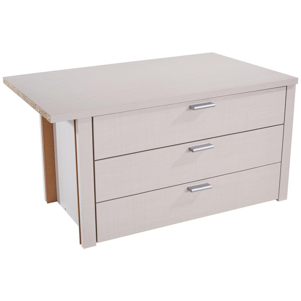 Schubkasteneinsatz Sonate B: 97 Cm Grau 3 Laden