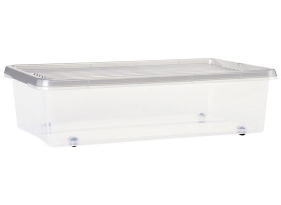 Ágy Alatti Tároló Műanyag - tiszta, konvencionális, műanyag (56/16.5/37cm) Ágy Alatti Tároló Műanyag - tiszta, konvencionális, műanyag (56/16.5/37cm)