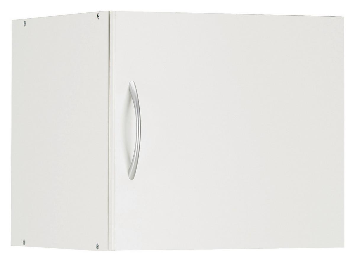 NÁSTAVEC NA SKŘÍŇ MRK - bílá/barvy hliníku, Konvenční, kompozitní dřevo/plast (45/40/40cm) - Mömax