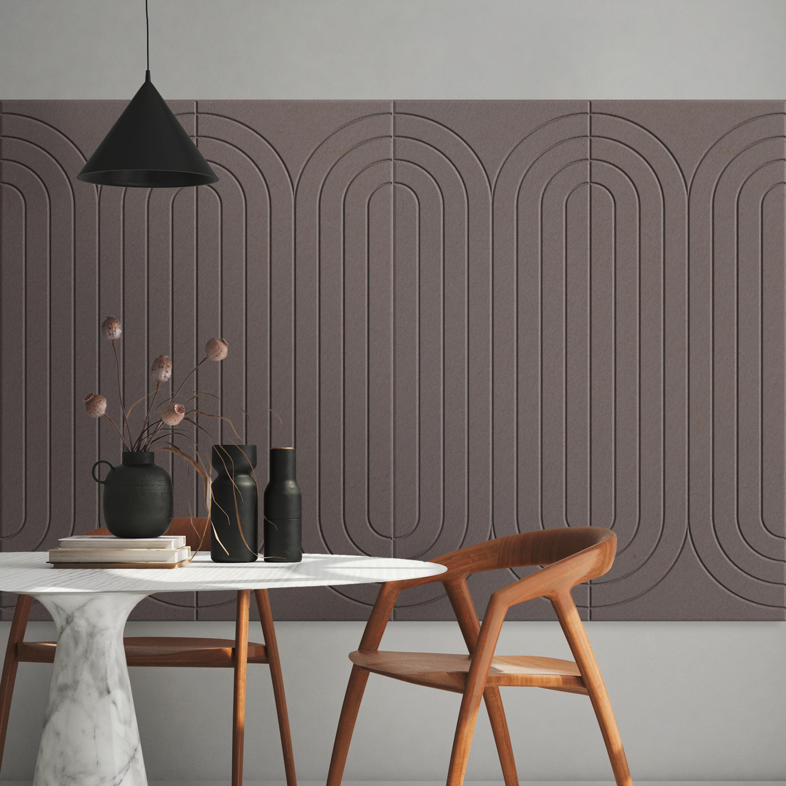 Akustický panel MARLA - mokka, textil (90/120cm) - Mömax