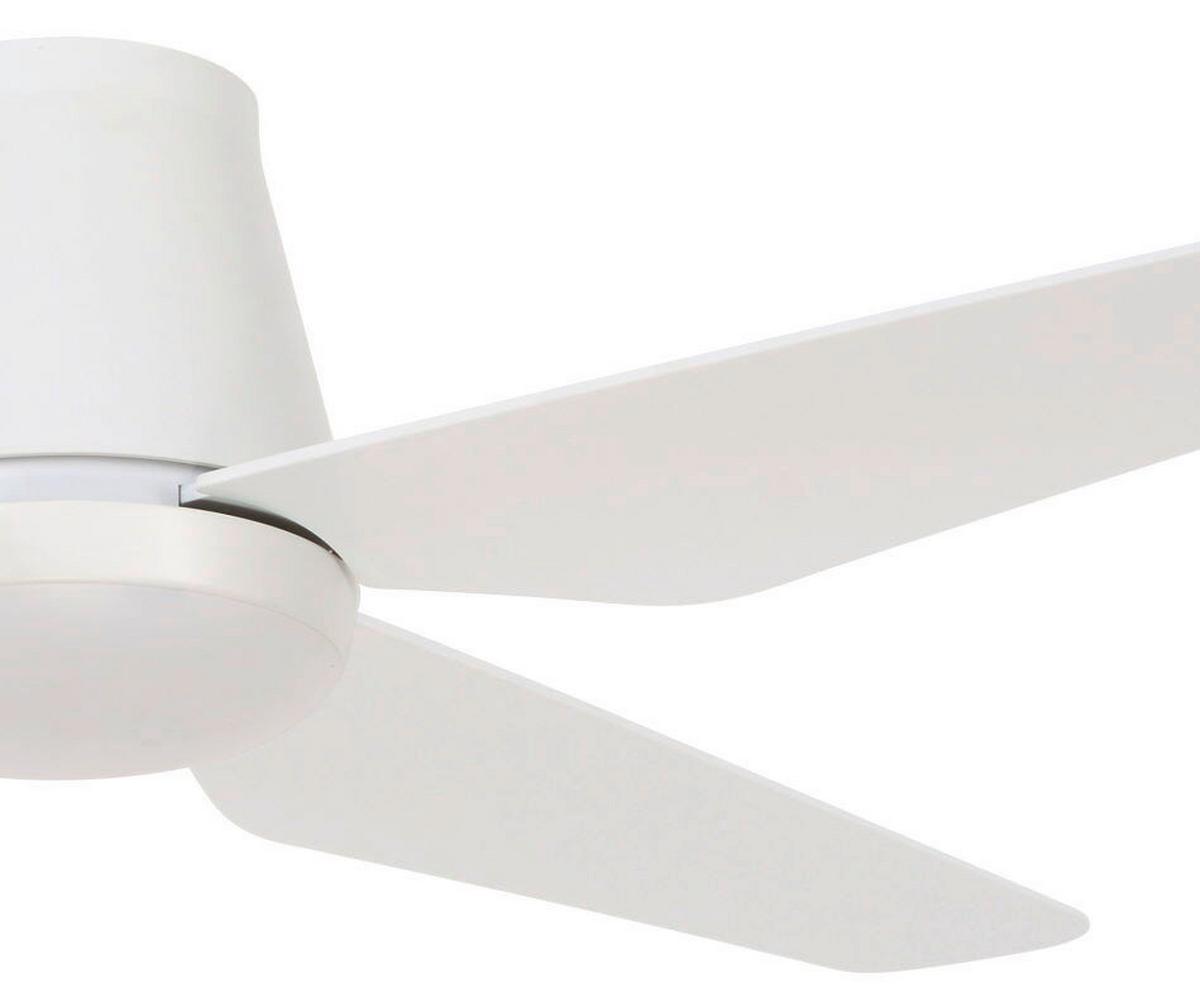 Deckenventilator Lucciair Aria Weiß 4-Flügel, Geräuscharm - Weiß, Design, Kunststoff (122/21cm) - P & B