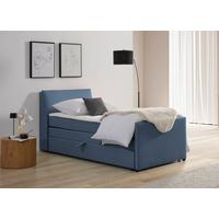 Boxspringbett Mit Bettkasten Nida 100x200 Cm Blaugrau - Blaugrau, MODERN, Holz/Textil (100/200cm) - MID.YOU