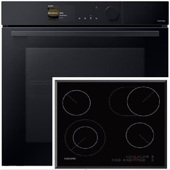 Backofenset F-Ctr464-Nv7b6 - Schwarz, MODERN, Glas/Keramik (59,5cm) - Samsung