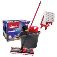 sada na uklízení VILEDA ULTRAMAX SET BOX - černá/červená, Konvenční, plast (40/28,5/28,3cm) - Vileda