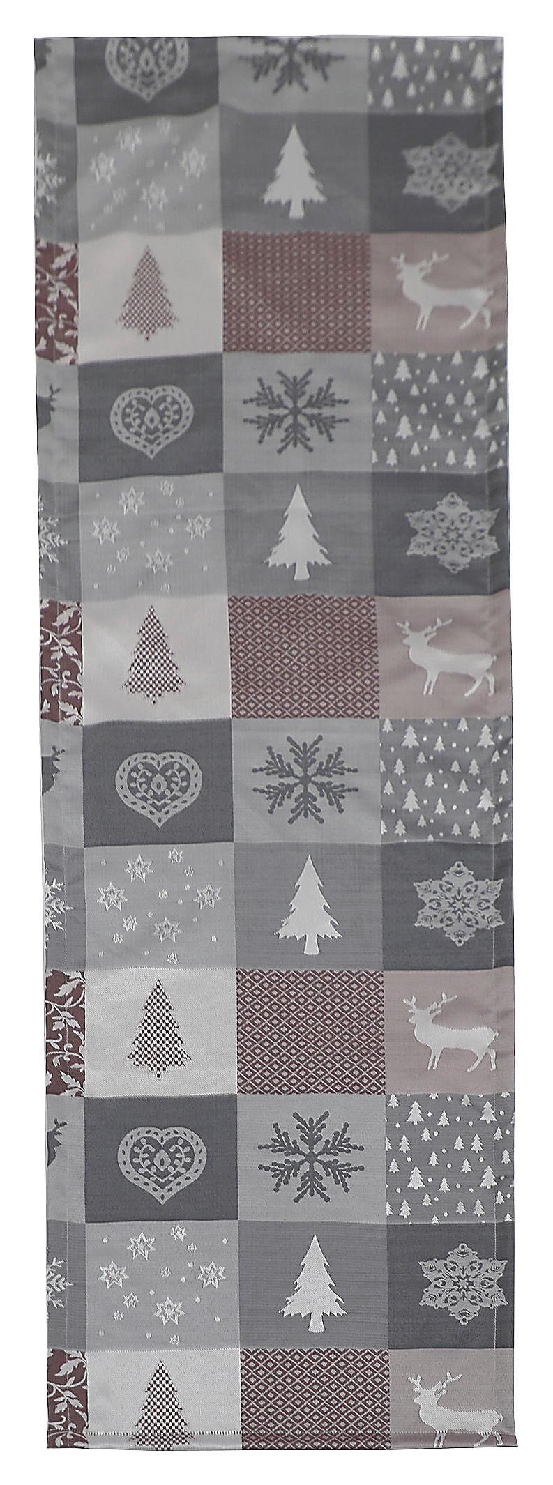Asztali Futó Carol Kb. 40/140cm - feketeszeder, Romantik / Landhaus, textil (40/140cm) - James Wood
