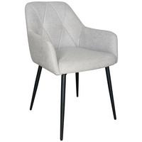 STOLIČKA S PODRÚČKAMI HARDY -GIGA- - čierna/sivá, Basics, kov/textil (56/85/61,5cm) - Mömax