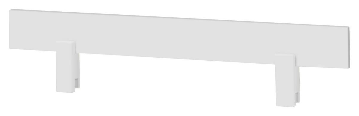 Bettschutzgitter Eco Comfort Weiß, B: 100 Cm - Weiß, MODERN, Holz (100/22,5/4cm) - MID.YOU