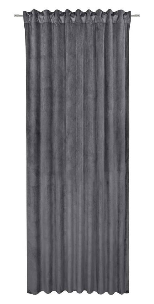 Hotový Záves Bianca, 140/245cm, Sivá - sivá, Konvenčný, textil (140/245cm) - Modern Living