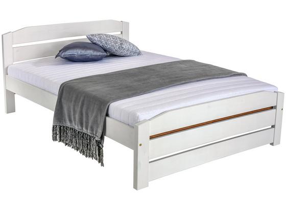 Posteľ Thea - biela, Romantický / Vidiecky, drevo (147/79/208cm) Posteľ Thea - biela, Romantický / Vidiecky, drevo (147/79/208cm)