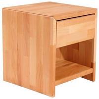 NOČNÍ STOLEK ELISABETH - jádrový buk, Konvenční, dřevo (40/40/33cm)