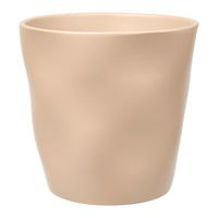 Obal na kvetináč CASHMERE -PAZ- - taupe, keramika (21/21cm) - Mömax