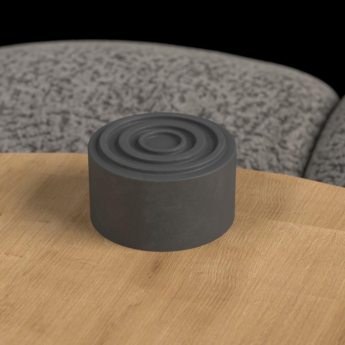 Pohovka LENA, tmavosivá ženilka, max. 280 kg - svetlohnedá/tmavosivá, Modern, drevo/textil (148/62/92cm) - Bessagi Home