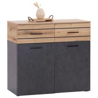 Kommode B: 100 cm Limit Coast Evoke Eiche Dekor/Matera - MODERN, Holzwerkstoff (100/91/40cm) - Ondega