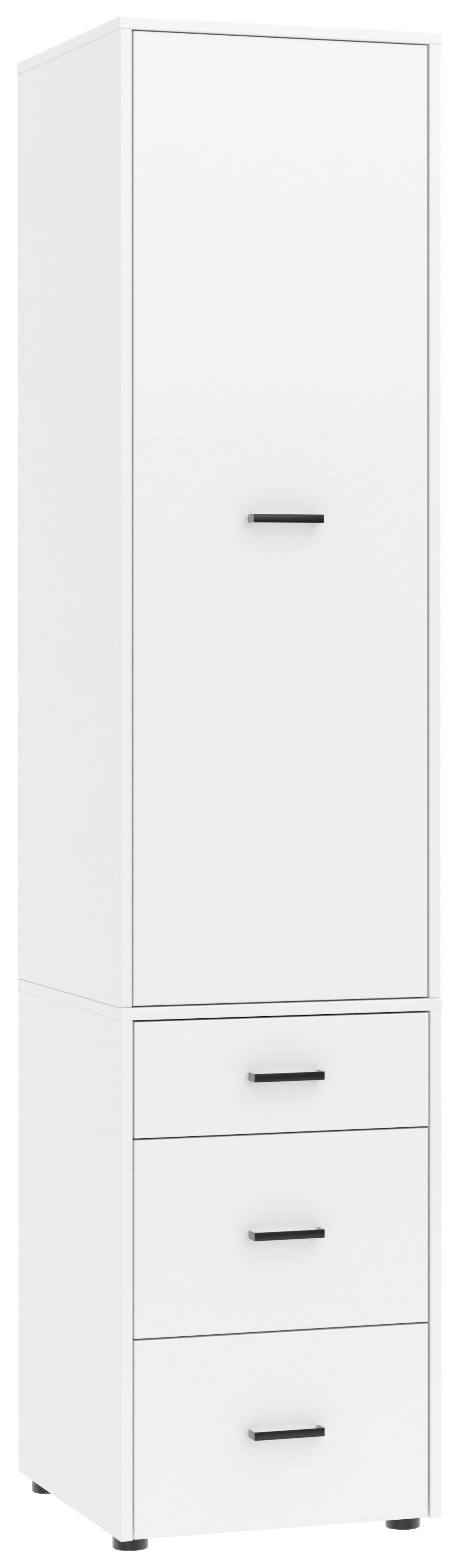 Kleiderschrank Kivo Weiß, B: 45 Cm